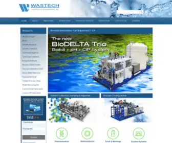 Wastech.com(Industrial Waste Treatment) Screenshot