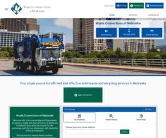 Wasteconnectionslincolnne.com(Waste Connections Nebraska) Screenshot