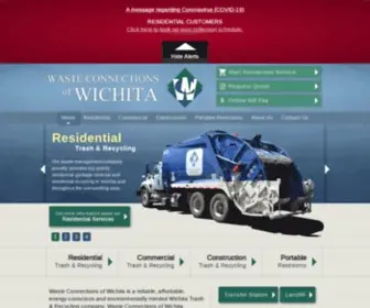 Wasteconnectionswichita.com(Waste Connections of Wichita) Screenshot