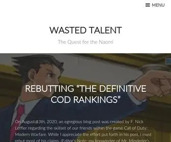 Wastedtalentffl.com(The Quest for the Naomi) Screenshot