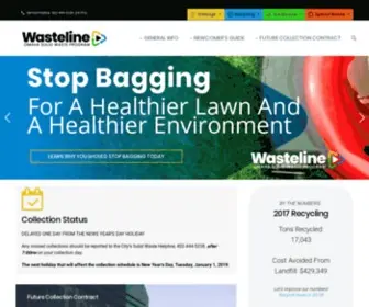 Wasteline.org(Solid Waste Management for City of Omaha) Screenshot
