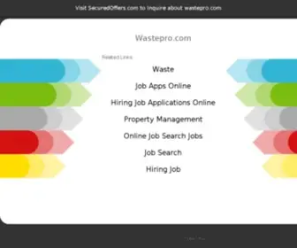 Wastepro.com(Wastepro) Screenshot
