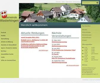 Wasterkingen.ch(Gemeinde Wasterkingen) Screenshot