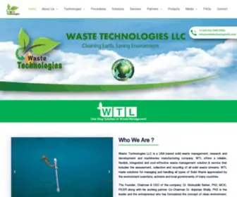 Wastetechnologiesllc.com(Waste Technologies LLC) Screenshot