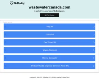 Wastewatercanada.com(Can-Am Instruments Ltd) Screenshot