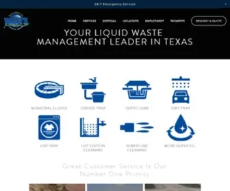 Wastewaterts.com(Get the best liquid waste management services in Texas. Wastewater Transport Services) Screenshot