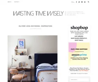 Wastingtimewisely.com(A Lifestyle Blog) Screenshot