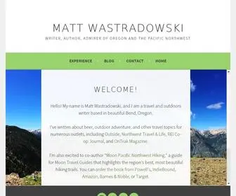 Wastro.net(Writer, Author, Admirer of Oregon and the Pacific Northwest) Screenshot