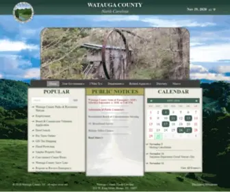 Wataugacounty.org(Watauga County) Screenshot