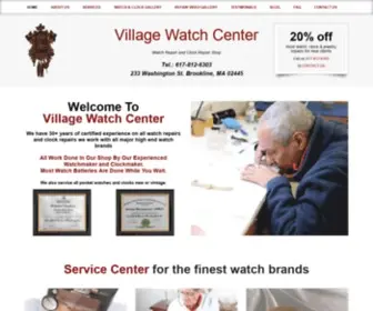 Watch-Repair-Boston.com(Boston Clock and Watch Repair.Village Watch Center) Screenshot