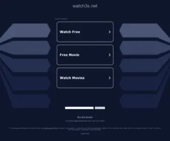 Watch3S.net(This domain may be for sale) Screenshot