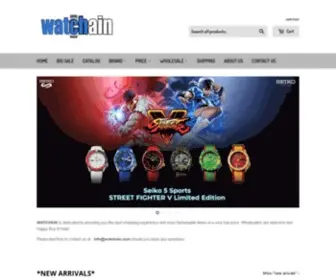 Watchain.com(歡迎到訪香港網上品牌手錶店﹗ Welcome to one of most reputable model watch shops in the world) Screenshot