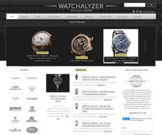 Watchalyzer.com(Watch News and Magazine) Screenshot