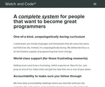 Watchandcode.com(Watch and Code®) Screenshot