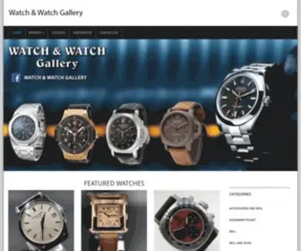 Watchandwatch.com.my(Watch & watch gallery) Screenshot