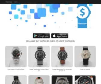 Watchapp.com(Buy and sell watches) Screenshot