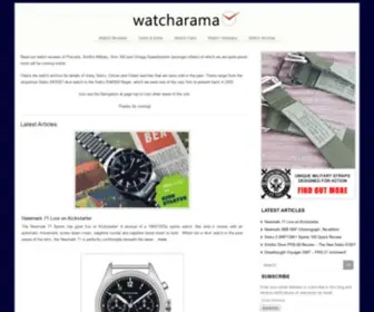 Watcharama.com(Quality NATO Straps) Screenshot