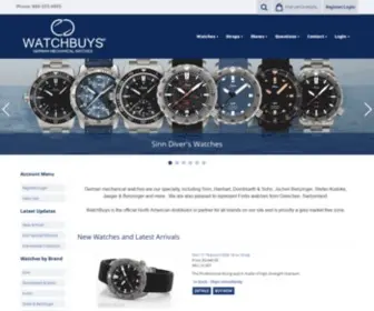 Watchbuys.com(German Watches) Screenshot