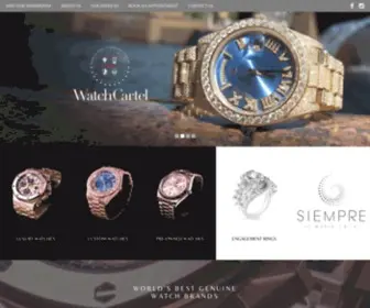Watchcartel.com.au(Luxury Watches and Fine Jewellery customised to your style) Screenshot