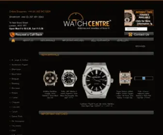 Watchcentre.com(Watches and Jewellery of Bond Street) Screenshot