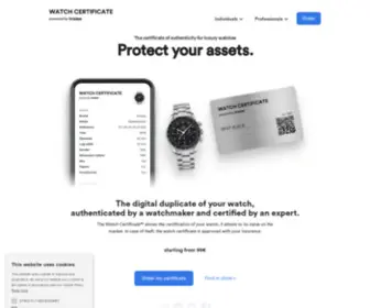 Watchcertificate.com(Watch Certificate™) Screenshot