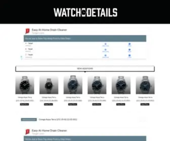 Watchdetails.com(Wrist Watches Database) Screenshot