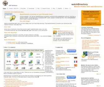 Watchdirectory.net(Monitor a directory for changes and react) Screenshot