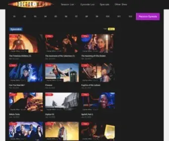 Watchdoctorwhoonline.com(Watch Doctor Who Online Free) Screenshot