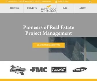 Watchdogpm.com(Tailored solutions in all aspects of Real Estate Consulting) Screenshot
