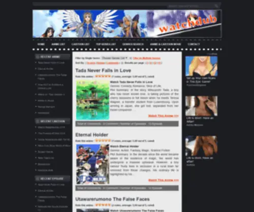 Watchdub.com(Watch anime dub) Screenshot