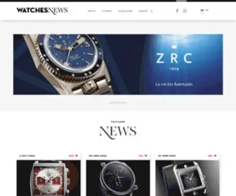 Watches-News.com(DISCOVER THE WORLD OF WATCHES) Screenshot
