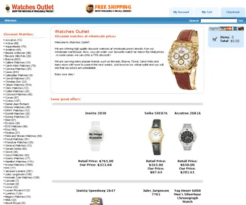Watches-Outlet.com(Watches Outlet) Screenshot