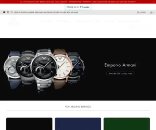Watchesandcrystals.com(Designer watches for men & women) Screenshot