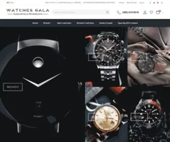 Watchesgala.com(Luxury Watches At Affordable Prices) Screenshot