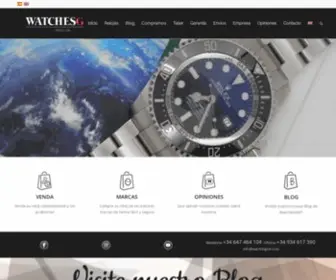 Watchesgmt.com(Vender reloj en Barcelona) Screenshot