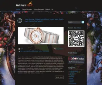 Watchesinhot.com(Replica Watches Reviews) Screenshot