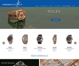 Watcheslikenew.com(Homepage) Screenshot