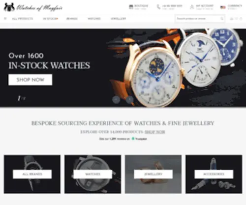 Watchesofmayfair.com Screenshot