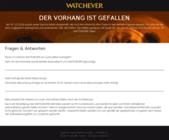 Watchever.com(Grenzenlos Serien und Filme online ansehen) Screenshot