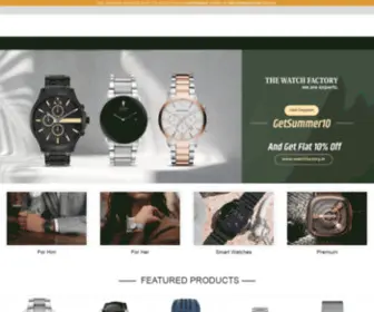 Watchfactory.in(Online Luxury Watch Store) Screenshot