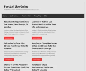 Watchfootball-Live.com(Watchfootball Live) Screenshot