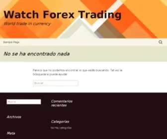 Watchforextrading.com(WatchForexTrading) Screenshot