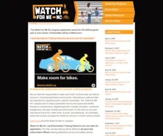 Watchformenc.org(Watch For Me NC) Screenshot