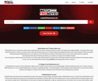 Watchfreemovi.es(Watch TV Shows Online free HD) Screenshot