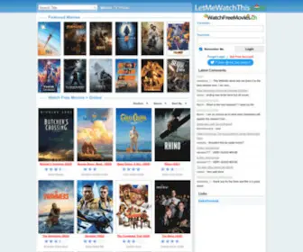 Watchfreemovies.ch(LetMeWatchThis Movies. Watch free movies online on LetMeWatchThis) Screenshot