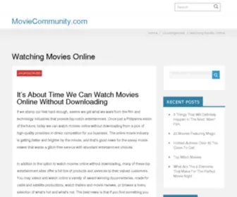 Watchfreemovies.com(Movie Community) Screenshot