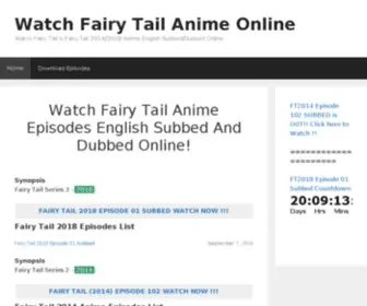 Watchft.tv(Watch Fairy Tail Online) Screenshot
