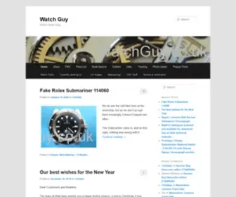 Watchguy.co.uk(Watch repair blog) Screenshot