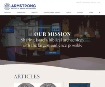 WatchJerusalem.co.il(Armstrong Institute of Biblical Archaeology) Screenshot