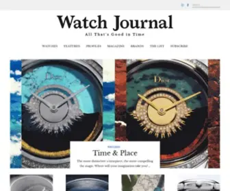 WatchJournal.com(Watch Journal) Screenshot
